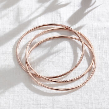 Personalised Russian Ring Bangle Set, 6 of 11