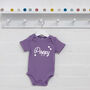 Name With Hearts Personalised Babygrow For Girls, thumbnail 3 of 5