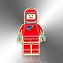Small Red Astronaut Cosmonaut Enamel Lapel Pin, Spaceman Badge, Astronomy, Science, Space Gift For Kid, Birthday Gift Son, Nephew, Grandson, thumbnail 3 of 8