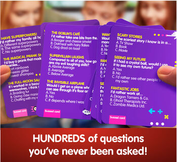 Sussed The Wacky ‘What Would You Do?’ Social Fantasy Card Game Ages Eight+ Amazing Purple Pack, 2 of 6