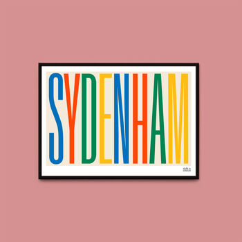 Sydenham Typographic Print, 4 of 7