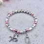 Personalised Horse + Horse Shoe Charm Bracelet, thumbnail 1 of 7