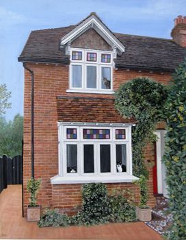 Hand Painted Personalised House Portrait, 4 of 10