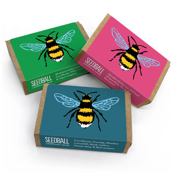 Wildflower Seeds For Bees Pack Of Three, 2 of 9