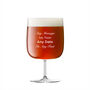 Personalised Borough Craft Beer Glass, thumbnail 1 of 6