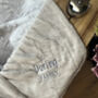 Personalised Embroidered Family Surname Blanket, thumbnail 5 of 5