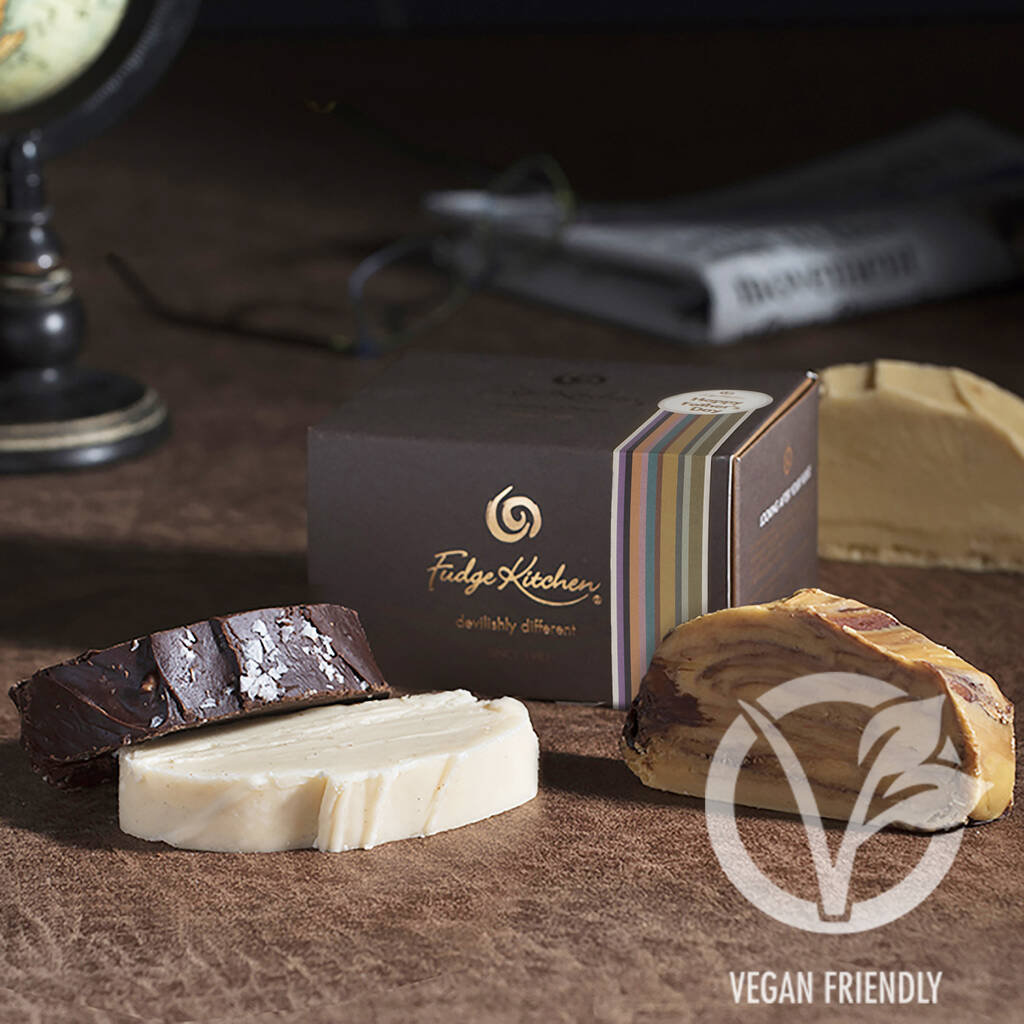 Father's Day Vegan Fudge Selection By Fudge Kitchen