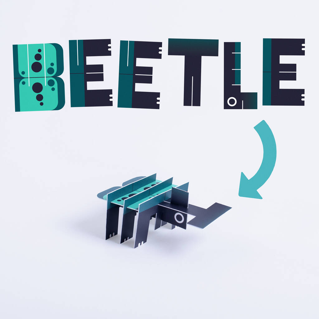 Alphapets Beetle Build Animals Out Of Letters, 1 of 5
