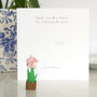 Personalised Teacher Thank You Origami Plant Card, thumbnail 4 of 8