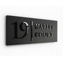 Personalised House Sign With Dividing Line, thumbnail 4 of 11