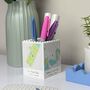 Personalised Map Lego® Brick Buildable Pencil Pot Desk Tidy, thumbnail 2 of 2