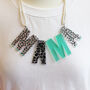 Leopard Print Mama Necklace, thumbnail 5 of 12