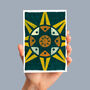Ra Cornish Sunshine Greeting Card, thumbnail 3 of 5
