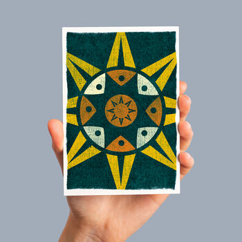Ra Cornish Sunshine Greeting Card, 3 of 5