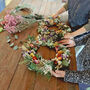 Mum And Me Dried Flower Wreath Making Workshop. For Two, thumbnail 2 of 2