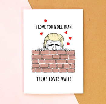 doanld trump valentines day card memes