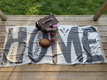 Personalised Love Texted Throw, Anniversary Gift, 5 of 11