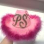 Personalised Baby Pink Feather Trim Cowboy Hat, thumbnail 1 of 2