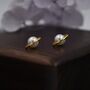 Sterling Silver Mother Of Pearl Planet Stud Earrings, thumbnail 7 of 12