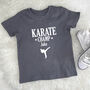 Personalised Kids Karate T Shirt, thumbnail 1 of 2