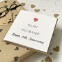 20th China Anniversary Card For Husband Or Wife, thumbnail 2 of 2