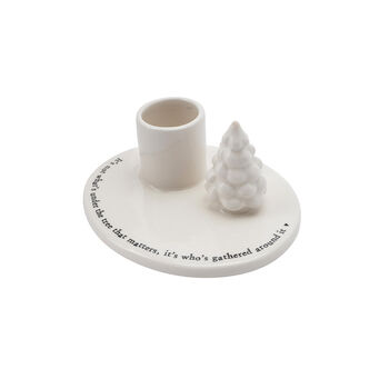 Winter Wishes 'Under The Tree' Candlestick Holder, 2 of 4