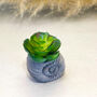 Concrete Shell With Faux Cactus Ornament, thumbnail 10 of 10