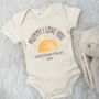 Mummy I Love You Sunshine Mother's Day Babygrow, thumbnail 1 of 2