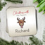 Personalised Placecard Table Coaster At Christmas, thumbnail 5 of 6