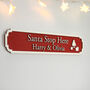 Personalised Christmas Street Sign, thumbnail 3 of 5