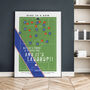 Rangers Nine In A Row Laudrup Goal Poster, thumbnail 1 of 8