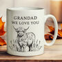 Personalised Black Highland Cow Mug, thumbnail 2 of 5