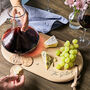 Personalised Wine Carafe And Oak Cheese Board Set, thumbnail 1 of 10