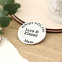 Always With You Love And Kisses Personalised Token, thumbnail 2 of 8