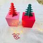 Christmas Pink / Red Gift Box, thumbnail 2 of 4