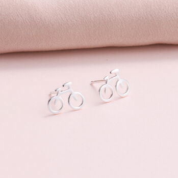 'Life Is A Journey' Bicycle Earrings, 2 of 4