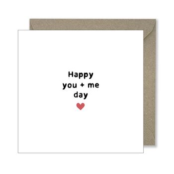 Happy You + Me Day Anniversary Card, 2 of 7