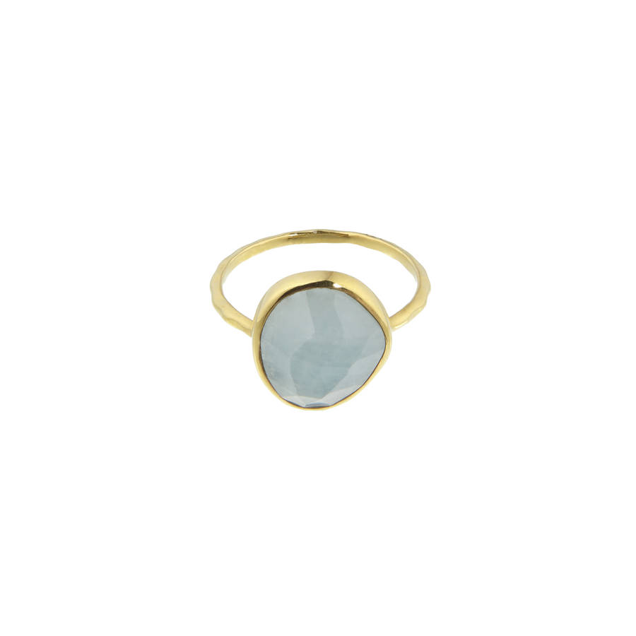 Simple Semi Precious Stone Ring By Carrie Elizabeth Jewellery ...