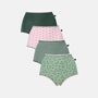 Women's 'Juniper' Four Pack Bamboo Full Briefs, thumbnail 1 of 5
