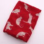Personalised Gift Box Scarf With Cat Design, thumbnail 2 of 7