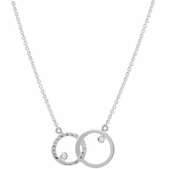 Sterling Silver Silver Unity Necklace, 4 of 6