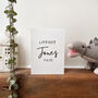 Personalised Littlest Baby, New Baby Card, thumbnail 1 of 2