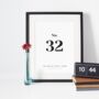 Personalised New Home Door Number Print, thumbnail 1 of 5