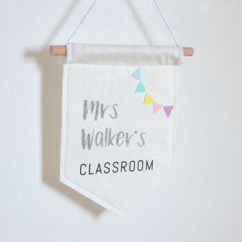 Thank You Teacher Personalised Classroom Sign, 3 of 4
