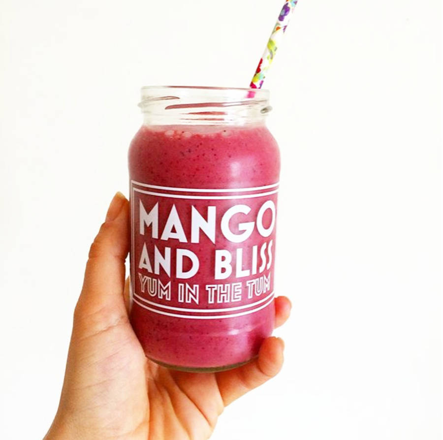 Personalised Juice Drink Glass Jar By Jodie Gaul