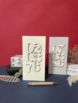 Personalised Birthday Date Card, 11 of 12