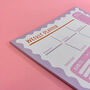 A4 Colourful Organisation Desk Pad Stationery, thumbnail 2 of 4