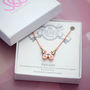 Rose Gold Colour Gift Card Necklace Charm Selection, thumbnail 8 of 11