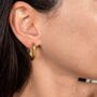 Convertible Paperclip Drop Earrings In Gold Or Silver, thumbnail 2 of 7