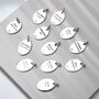 Sterling Silver September Birth Flower Necklace, thumbnail 5 of 7